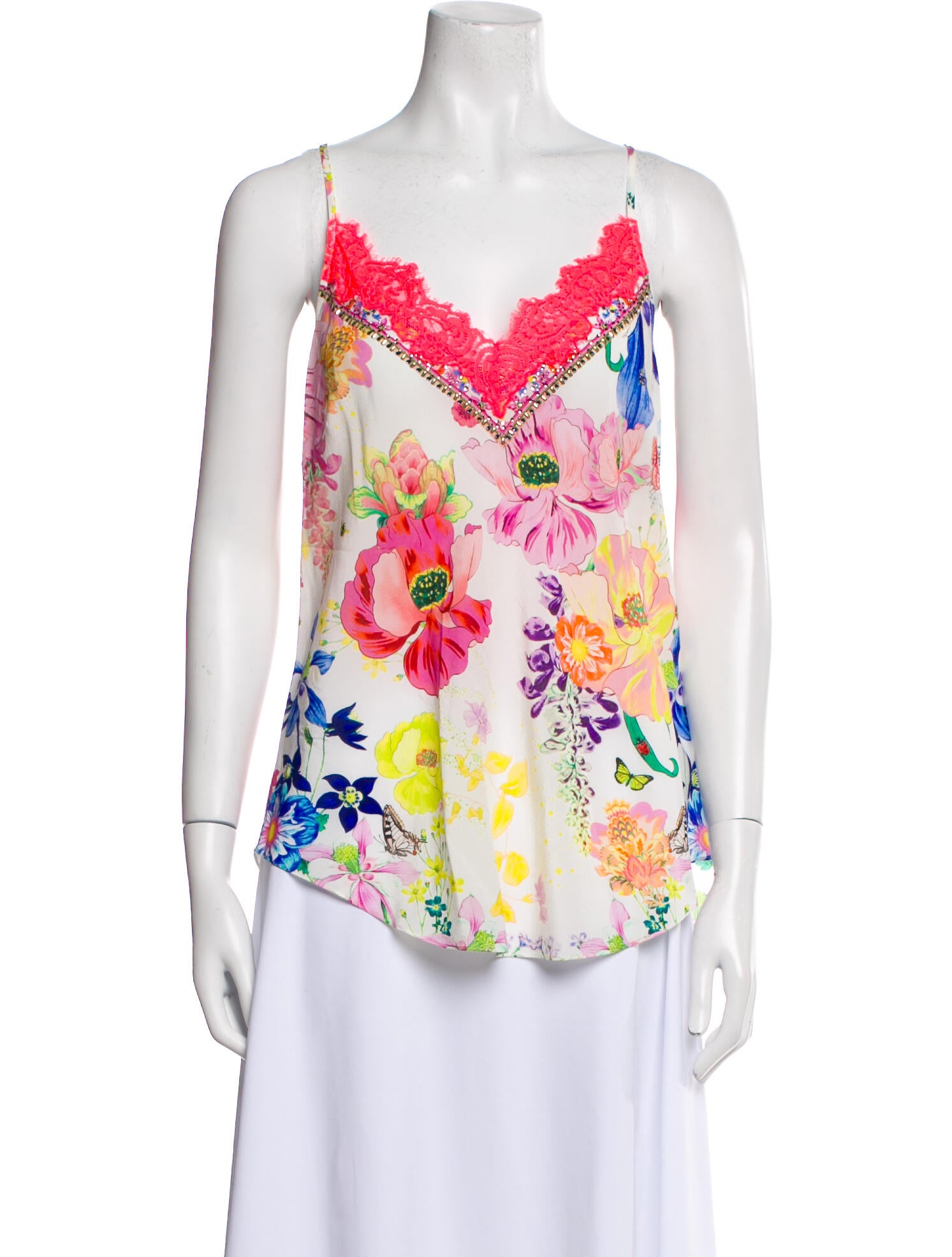 Camilla Silk Floral Print Blouse