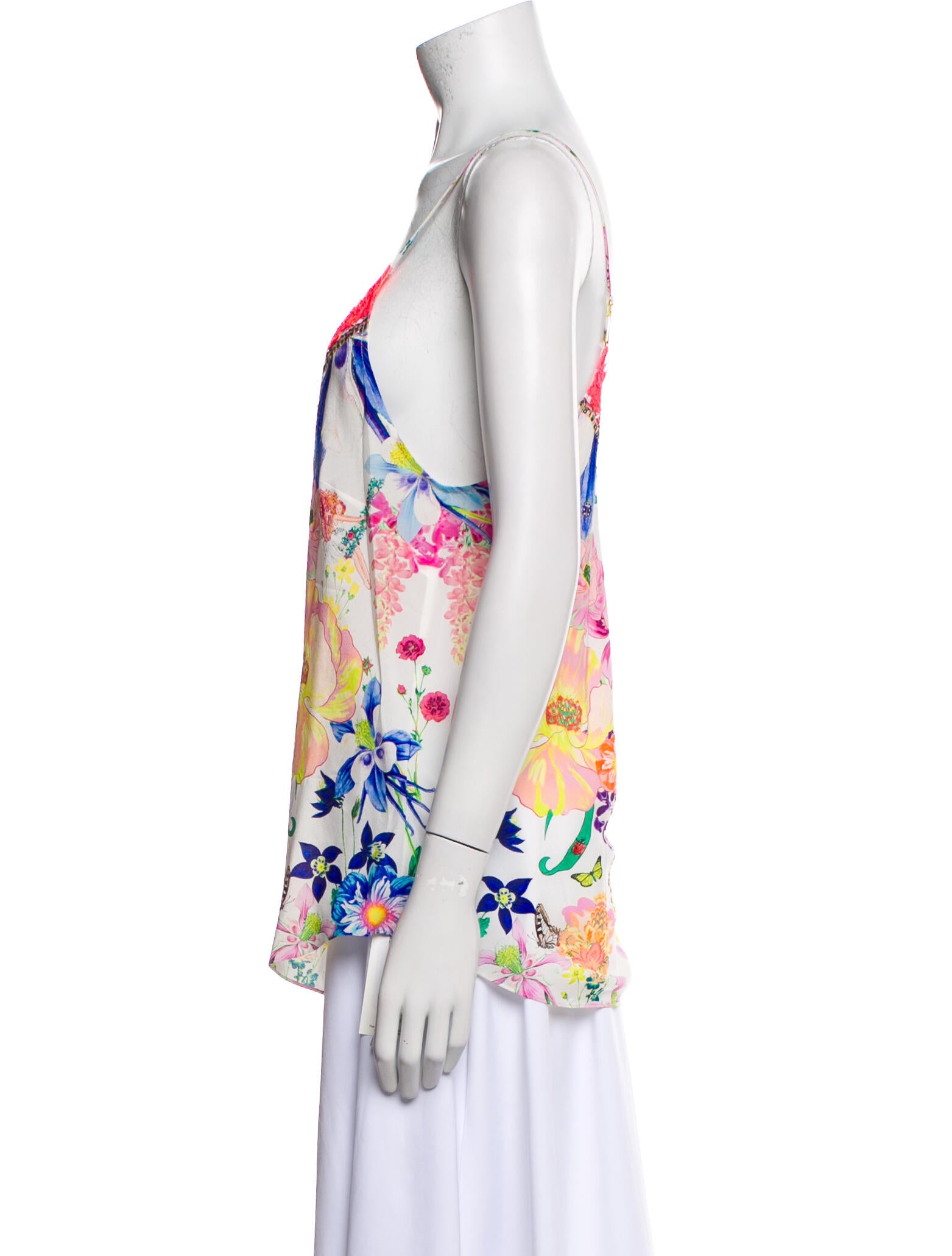 Camilla Silk Floral Print Blouse