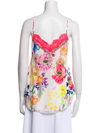 Camilla Silk Floral Print Blouse