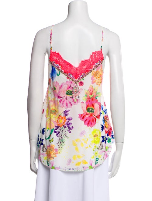 Camilla Silk Floral Print Blouse