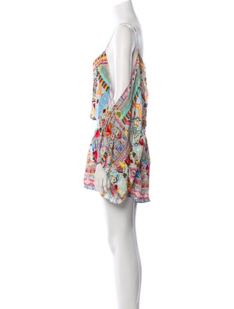 Camilla Silk Printed Romper