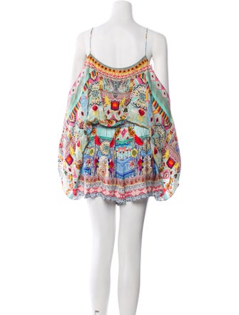 Camilla Silk Printed Romper