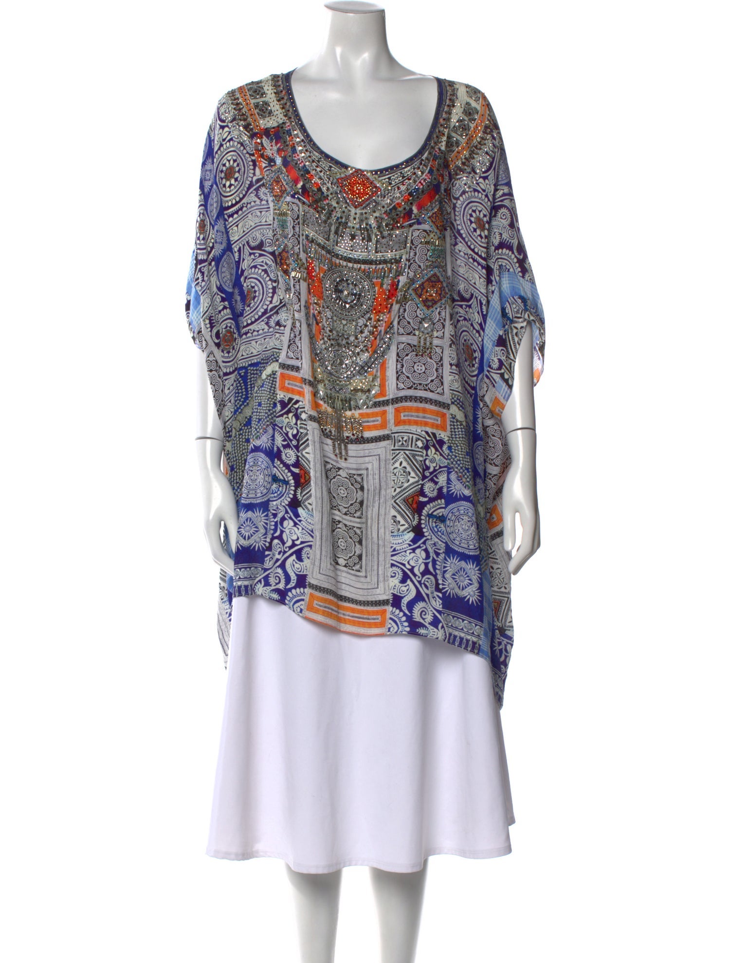 Camilla Silk Printed Tunic