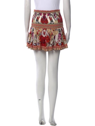 Camilla Silk Mini Skirt