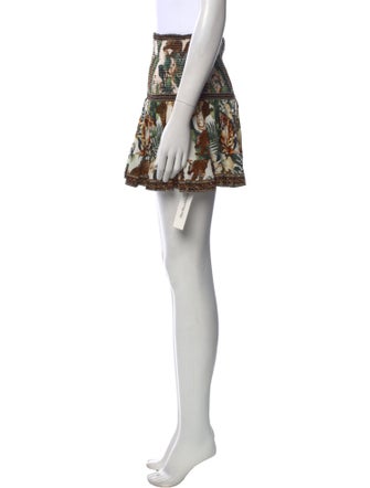 Camilla Silk Mini Skirt