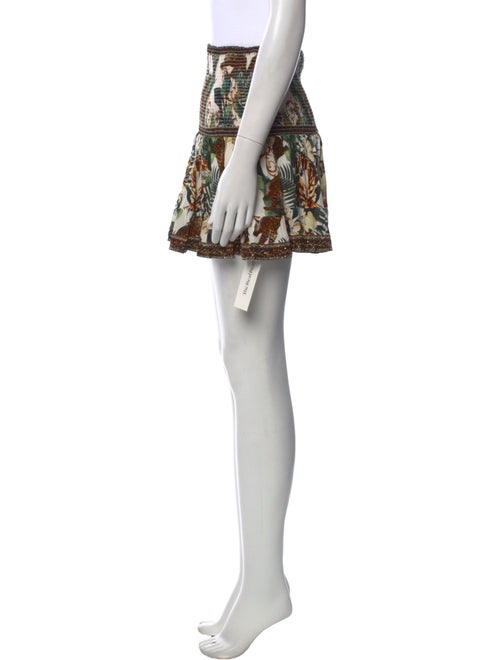 Camilla Silk Mini Skirt
