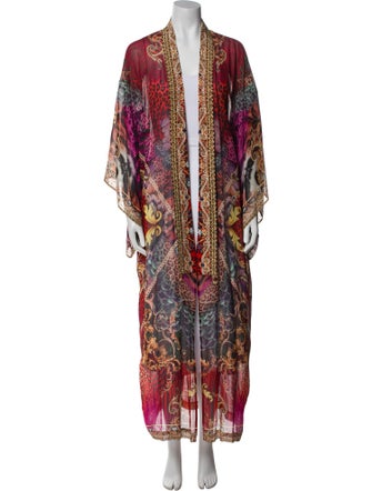 Camilla Silk Printed Robe