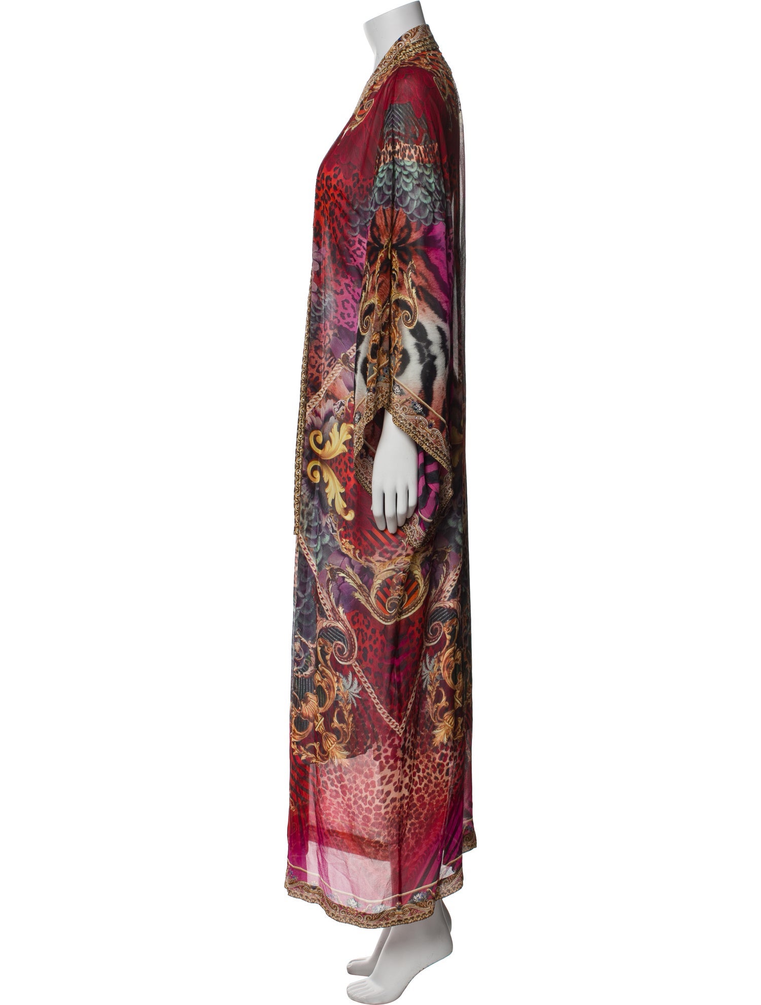 Camilla Silk Printed Robe