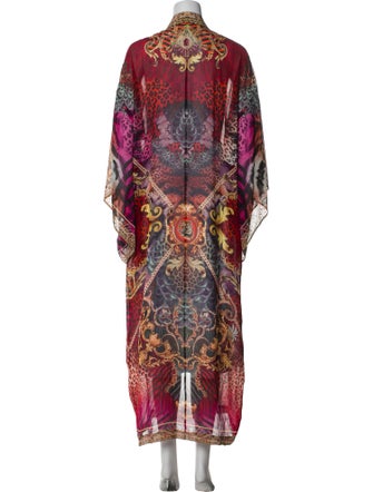 Camilla Silk Printed Robe
