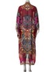 Camilla Silk Printed Robe