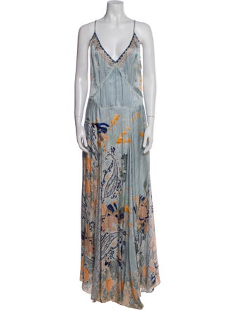 Camilla Silk Long Dress