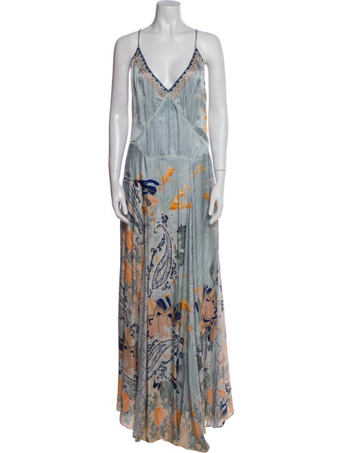 Camilla Silk Long Dress