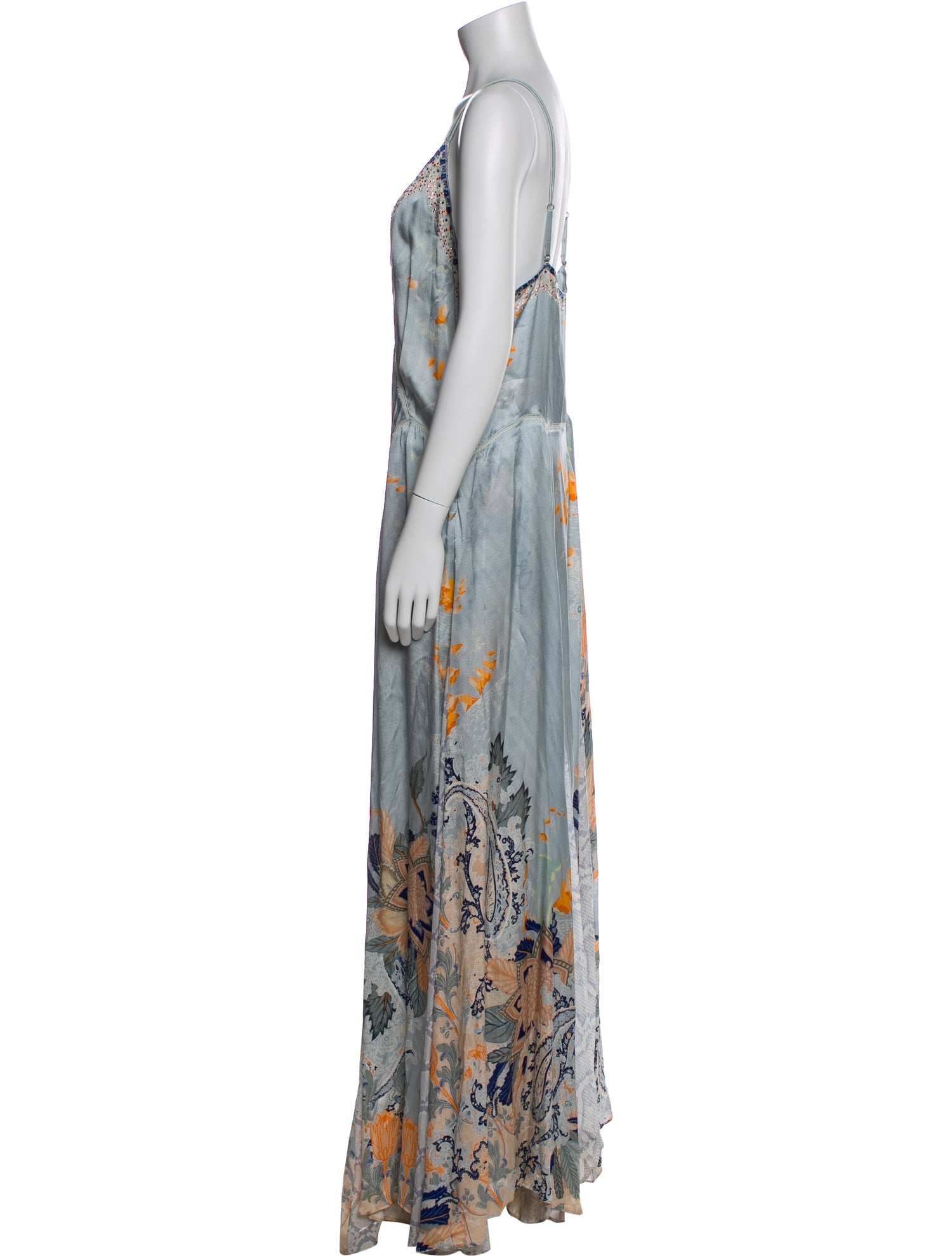 Camilla Silk Long Dress