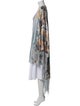 Camilla Silk Floral Print Robe