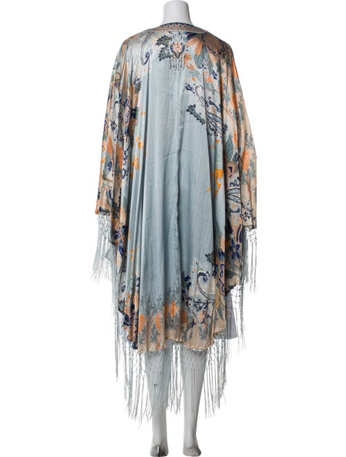 Camilla Silk Floral Print Robe