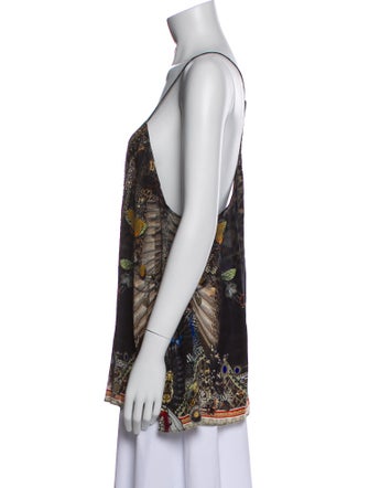 Camilla Silk Printed Top