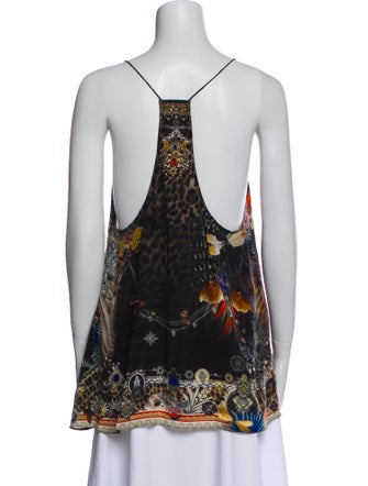 Camilla Silk Printed Top