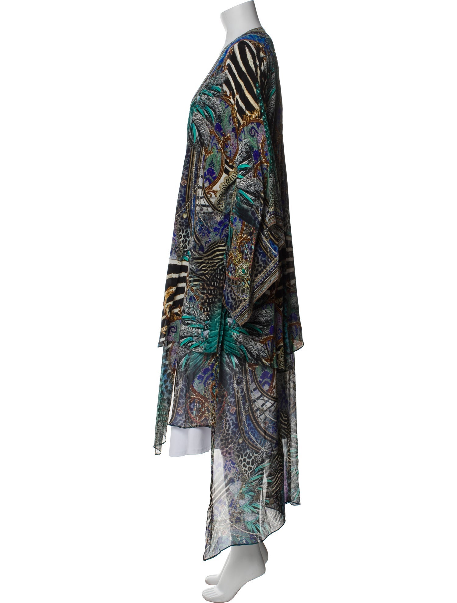 Camilla Silk Printed Robe w/ Tags