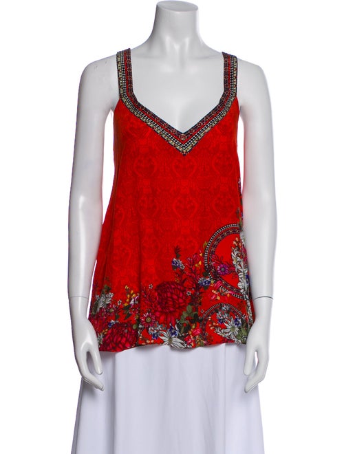 Camilla Silk Printed Top