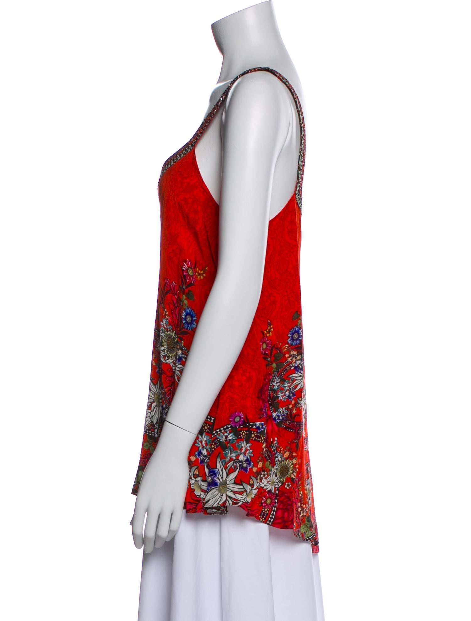 Camilla Silk Printed Top