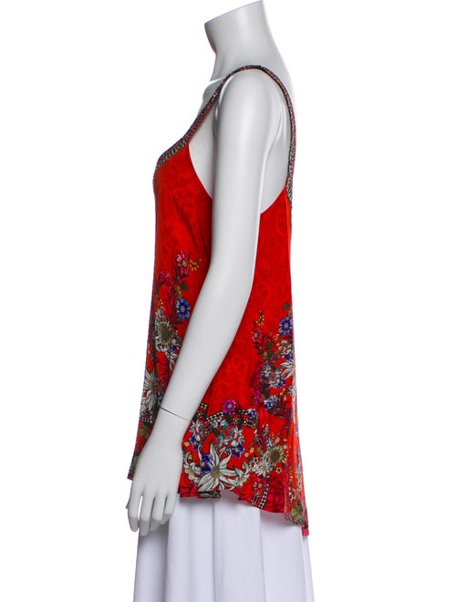 Camilla Silk Printed Top