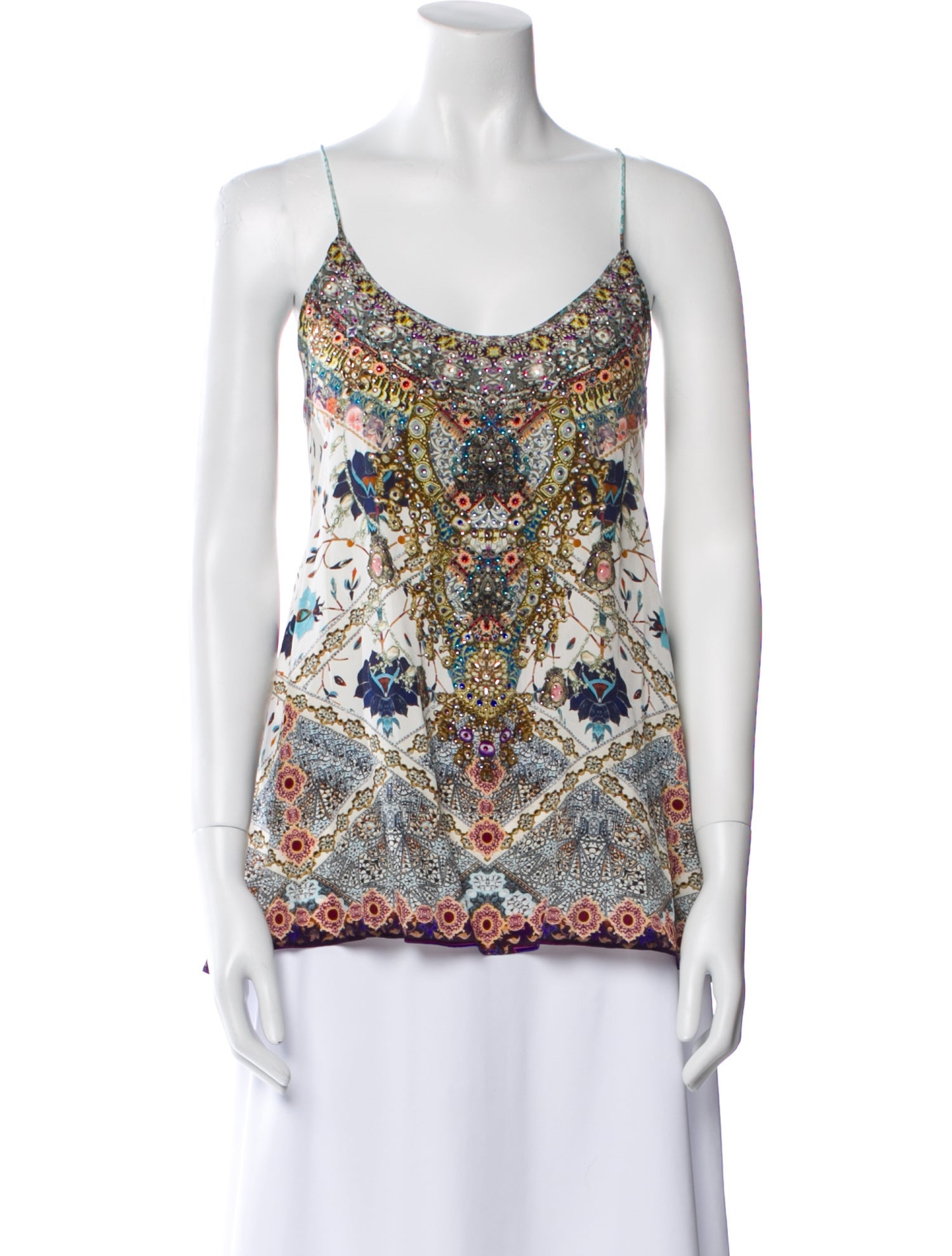 Camilla Silk Printed Top