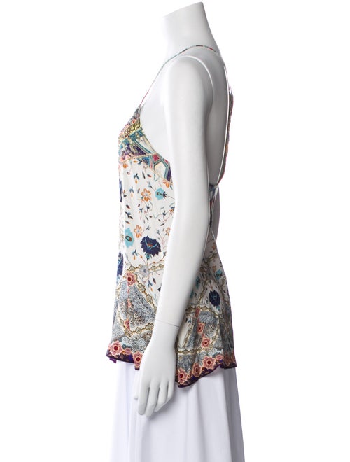 Camilla Silk Printed Top