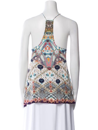 Camilla Silk Printed Top