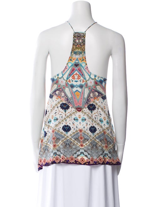 Camilla Silk Printed Top