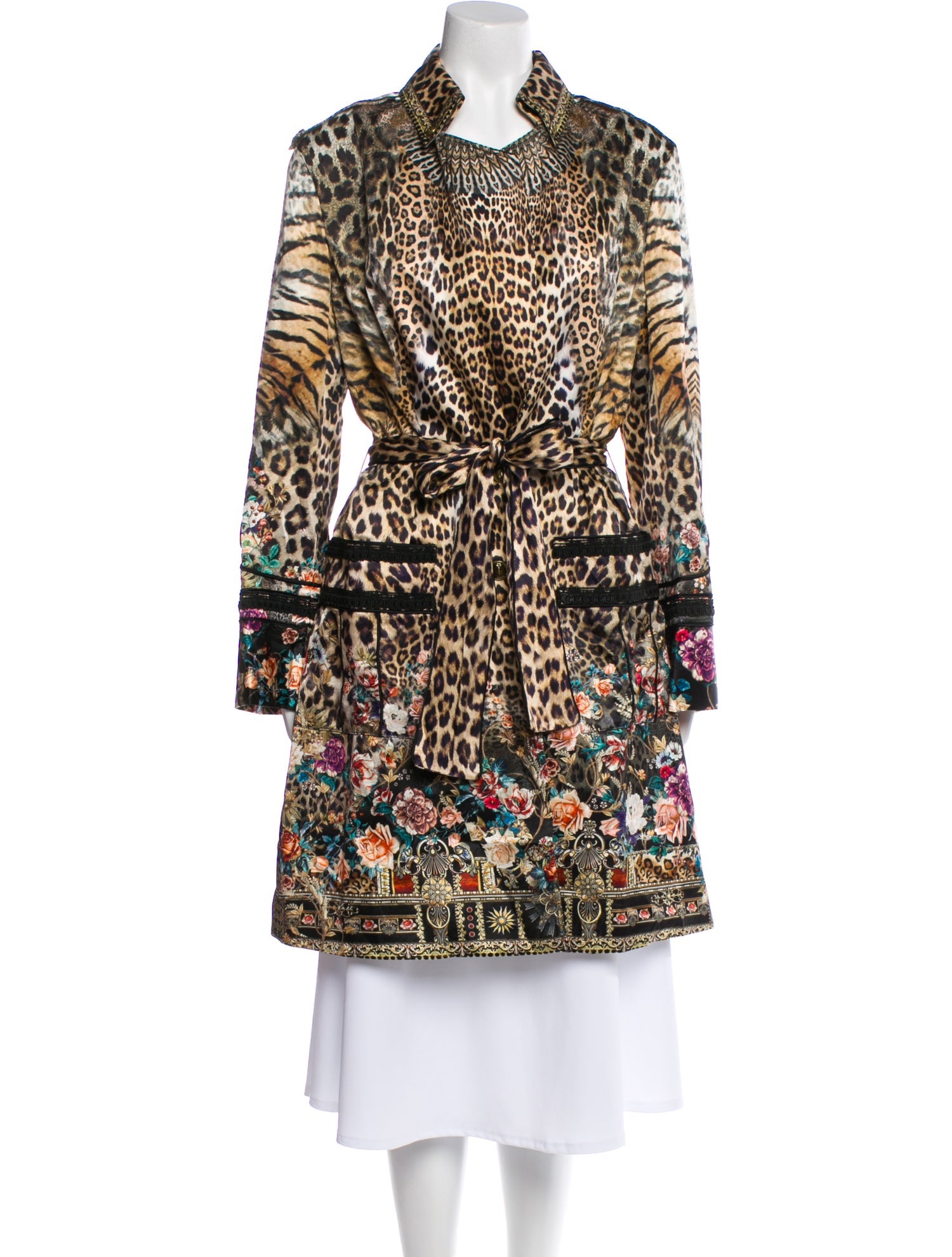 Camilla Silk Animal Print Evening Jacket w/ Tags