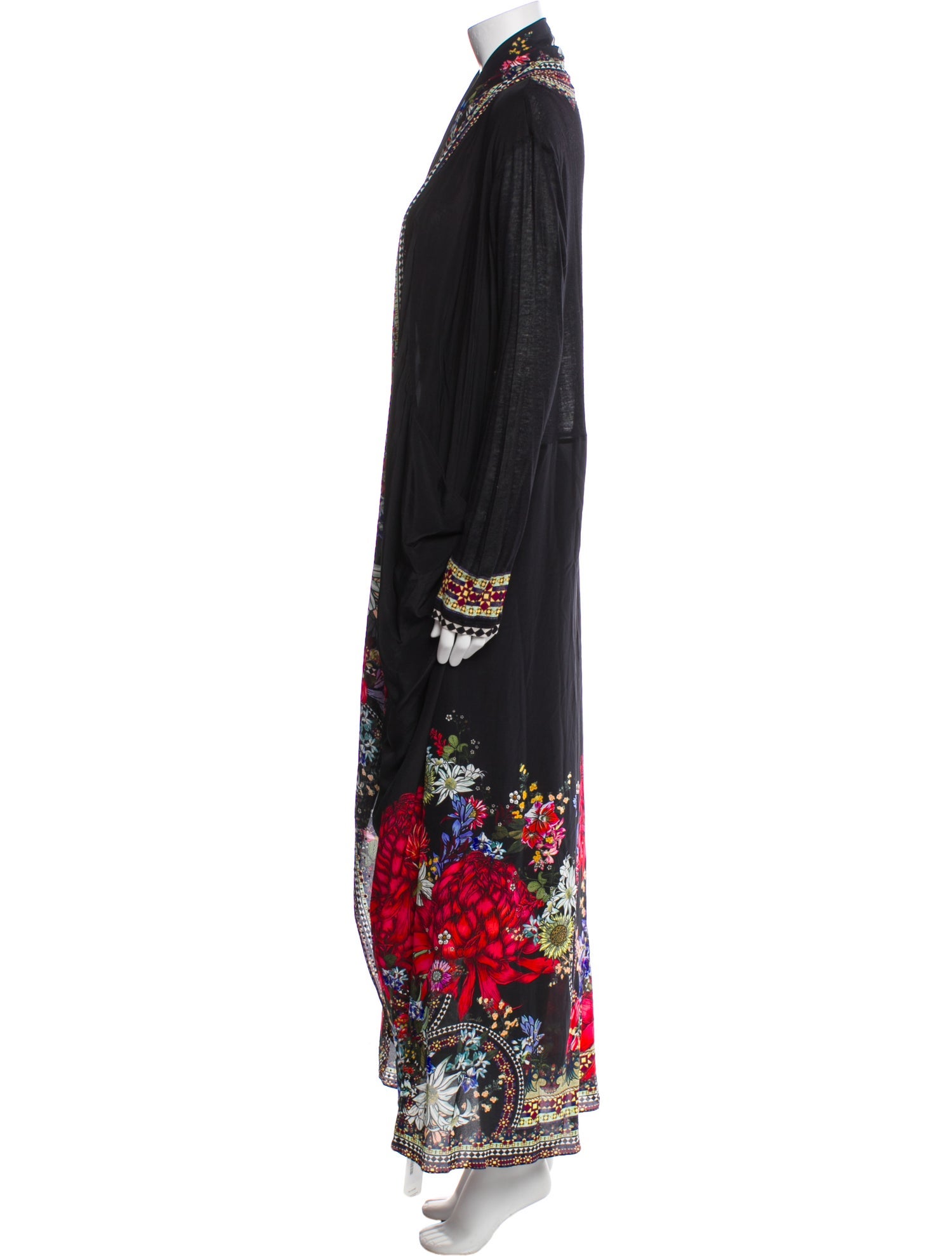 Camilla Silk Floral Print Evening Jacket