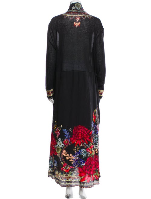 Camilla Silk Floral Print Evening Jacket