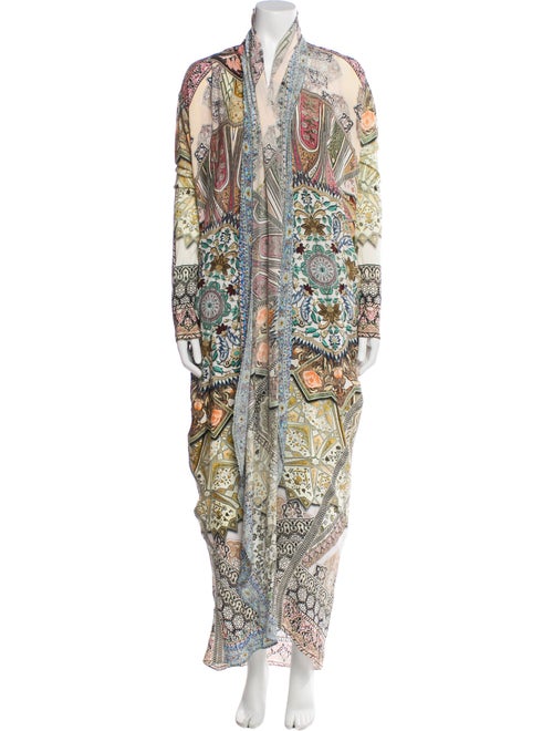 Camilla Silk Paisley Print Evening Jacket