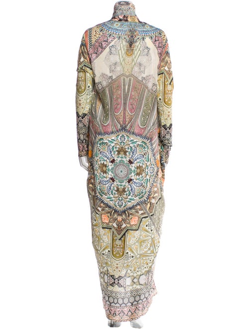 Camilla Silk Paisley Print Evening Jacket