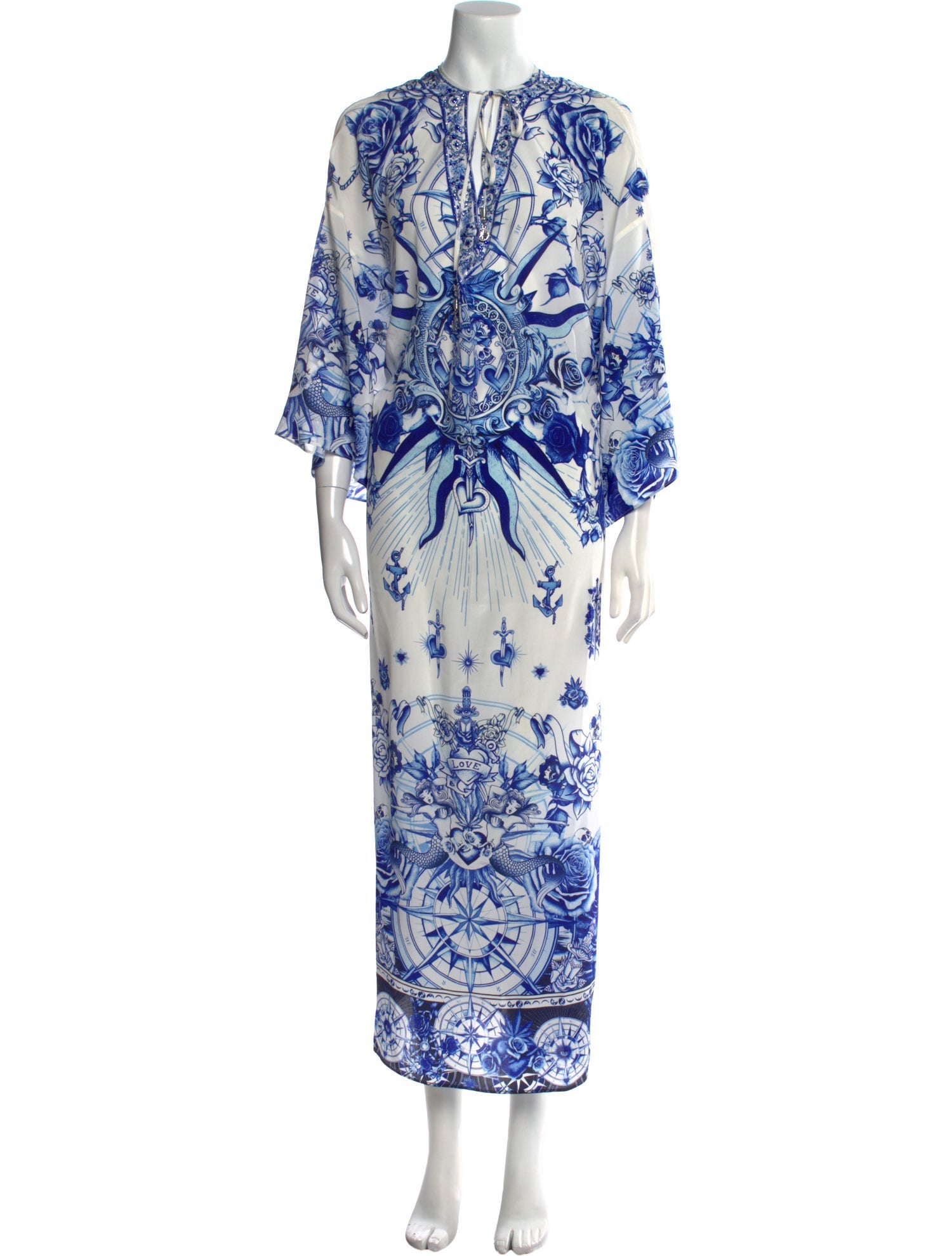 Camilla Silk Long Dress w/ Tags