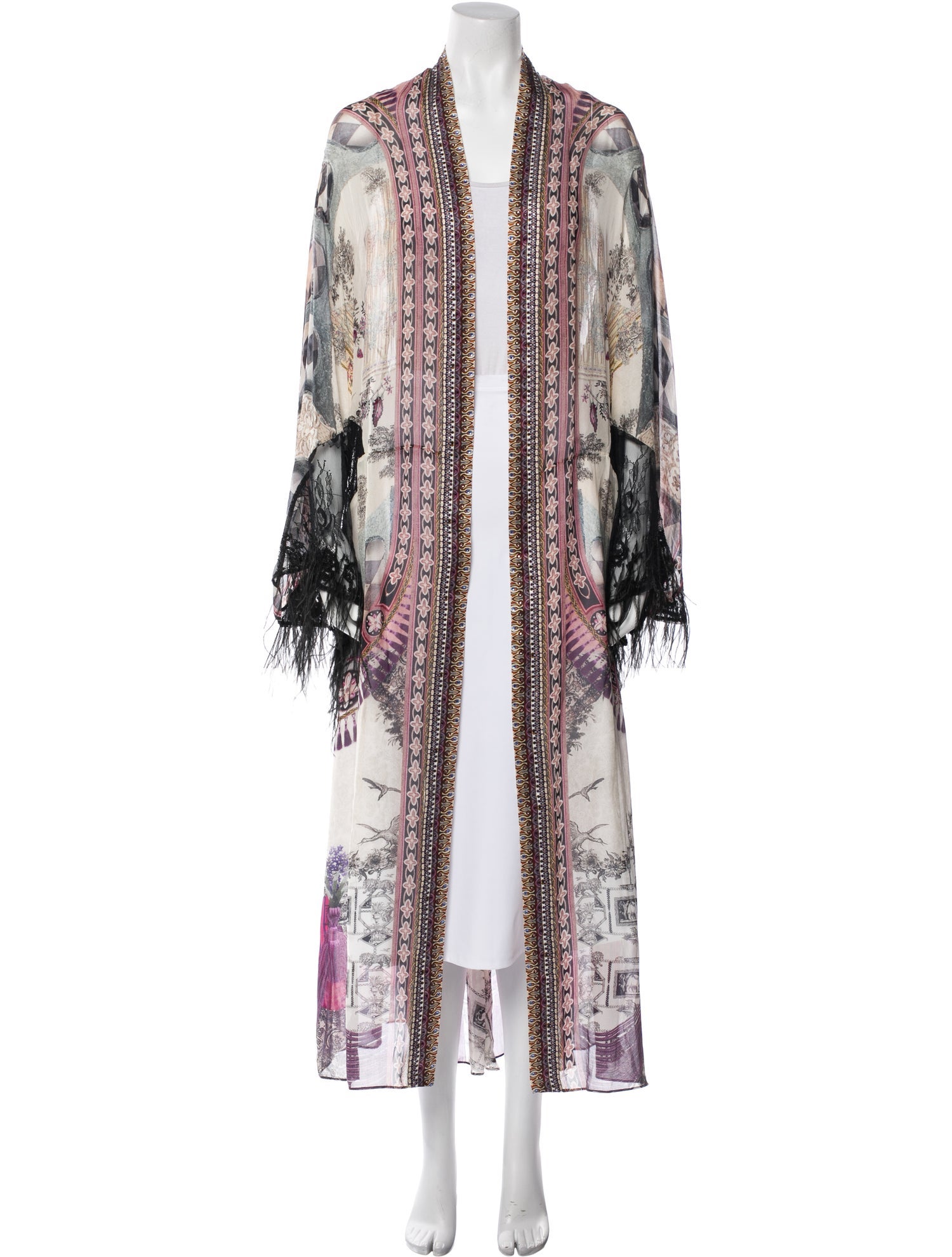 Camilla Silk Printed Robe
