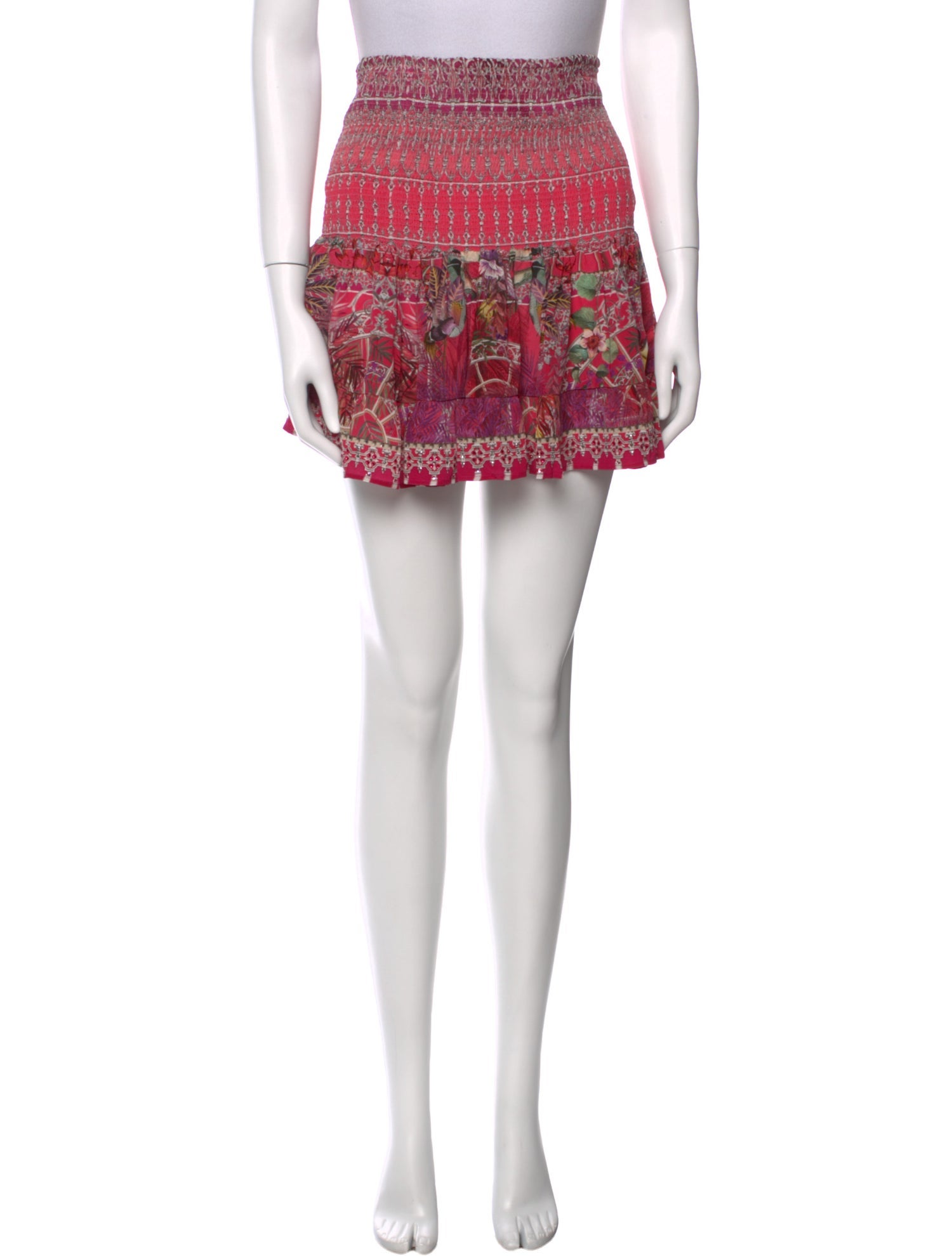 Camilla Silk Mini Skirt