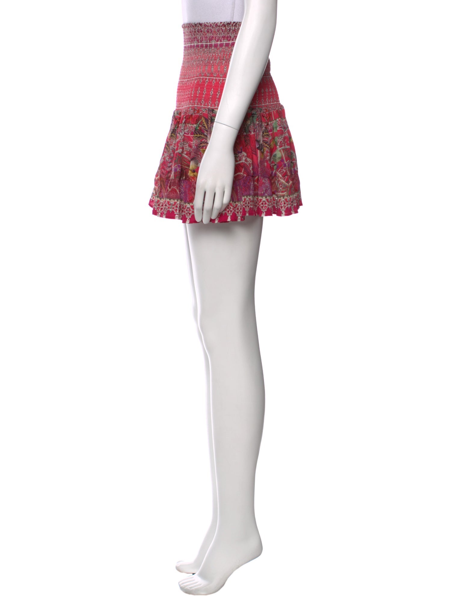 Camilla Silk Mini Skirt