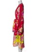 Camilla Silk Floral Print Robe