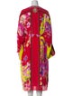 Camilla Silk Floral Print Robe