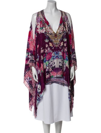 Camilla Silk Floral Print Tunic