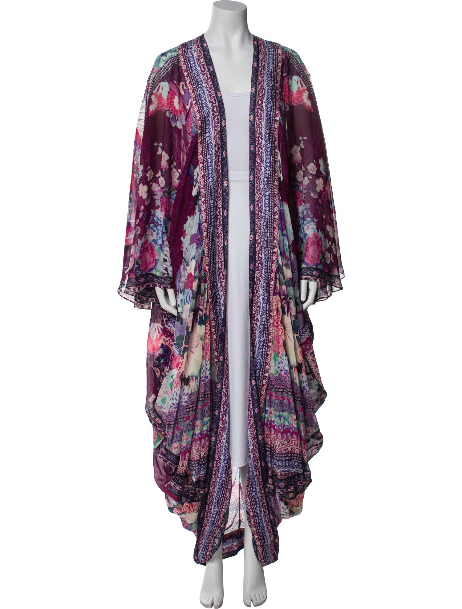 Camilla Silk Printed Robe