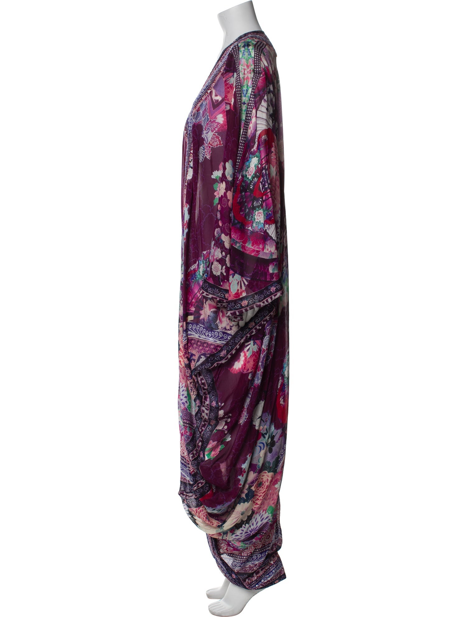 Camilla Silk Printed Robe