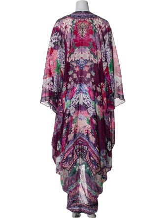 Camilla Silk Printed Robe