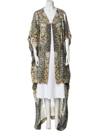 Camilla Silk Printed Robe
