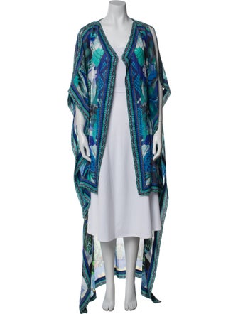 Camilla Printed Crystal Embellishments Robe