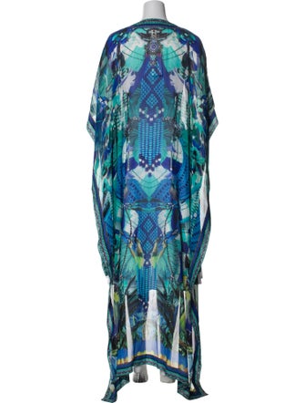 Camilla Printed Crystal Embellishments Robe