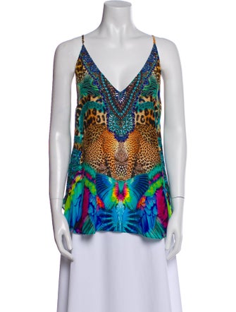 Camilla Silk Printed Top
