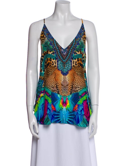 Camilla Silk Printed Top