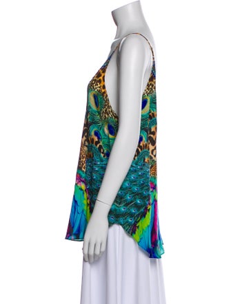 Camilla Silk Printed Top